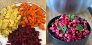 Як приготувати вінегрет без горошку та цибулі