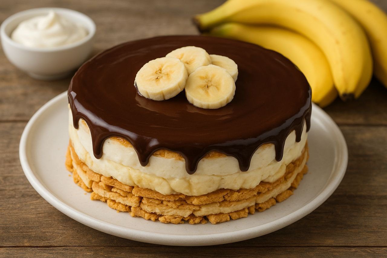 Кулінари розповіли, як приготувати ніжний банановий торт без випічки за 30 хв