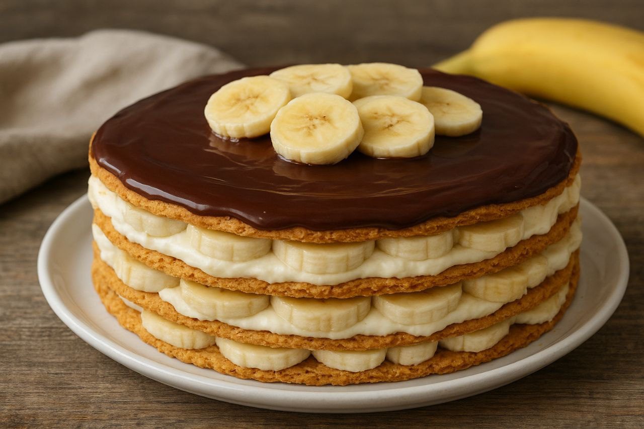 Кулінари розповіли, як приготувати ніжний банановий торт без випічки за 30 хв