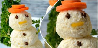 Кулінари поділилися рецептом смачної новорічної закуски у вигляді сніговиків