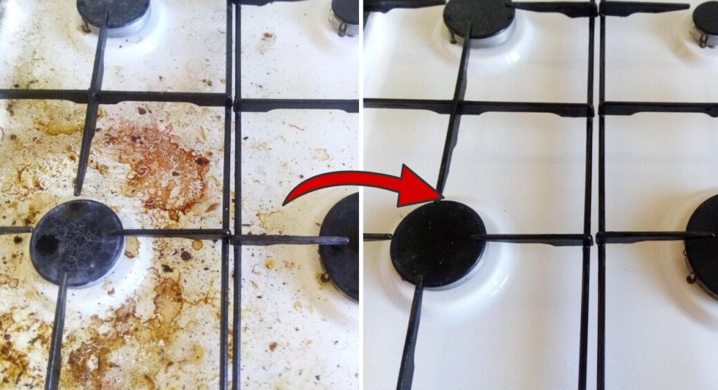 Як за 4 хвилини відчистити засмальцьовану газову конфорку: ці 2 інгредієнти діють краще, ніж фабричні гелі 