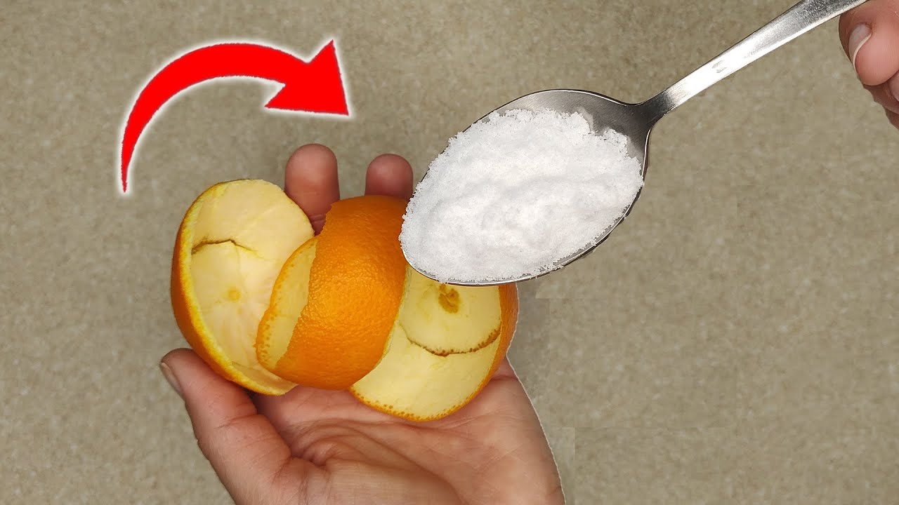 Господині розповіли, навіщо класти в сіль апельсинові шкірки