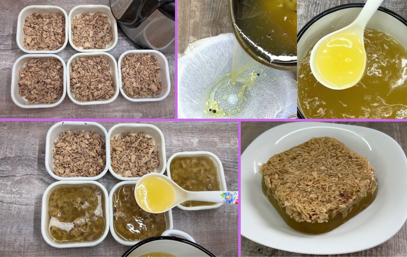 Як зробити бульйон на холодець прозорим