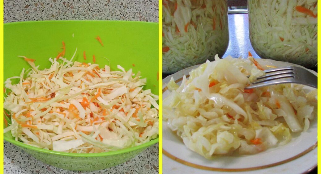 Квашена капуста хрумтить навіть у березні: всього 1 інгредієнт, але кладу не в банку, а зверху на овочі 