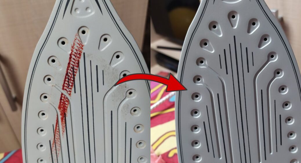 Ось як очистити праску за 30 секунд: беру 1 склянку та 3 ст. ложки – і підошва чиста, як із магазину 