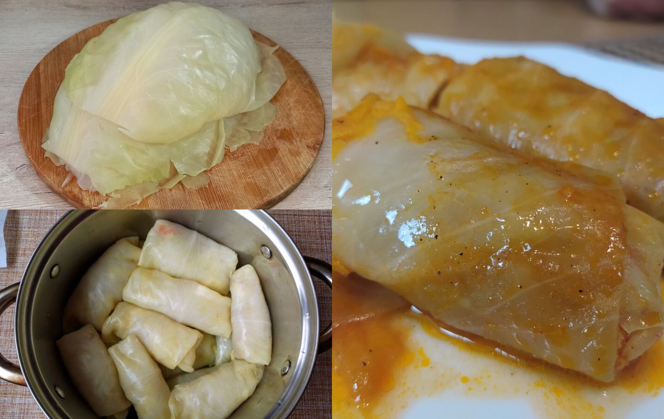 Як підготувати капустяне листя для голубців