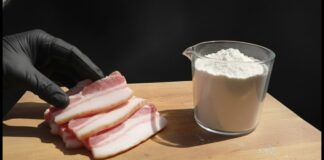 Кулінари поділилися простим рецептом дуже смачної закуски з сала та борошна