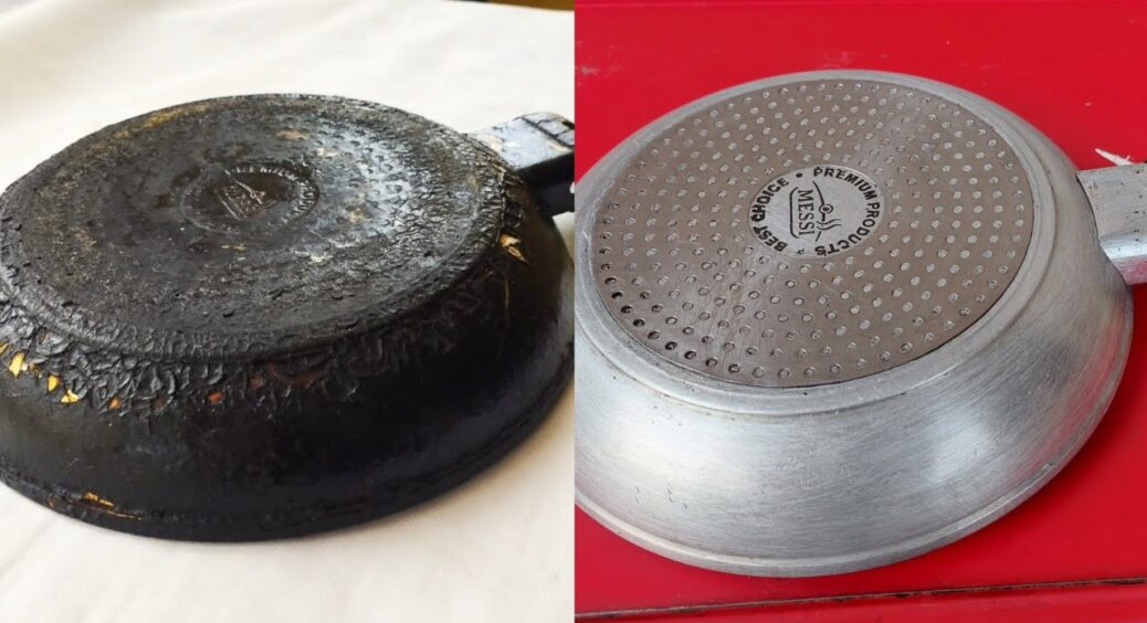 Лише 2-3 жменьки у воду – і сковорода знову, немов нова: липкий жир та нагар розчинилися просто на очах 