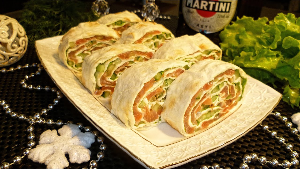 Кулінари розповіли, як приготувати рулет з лаваша з червоною рибою