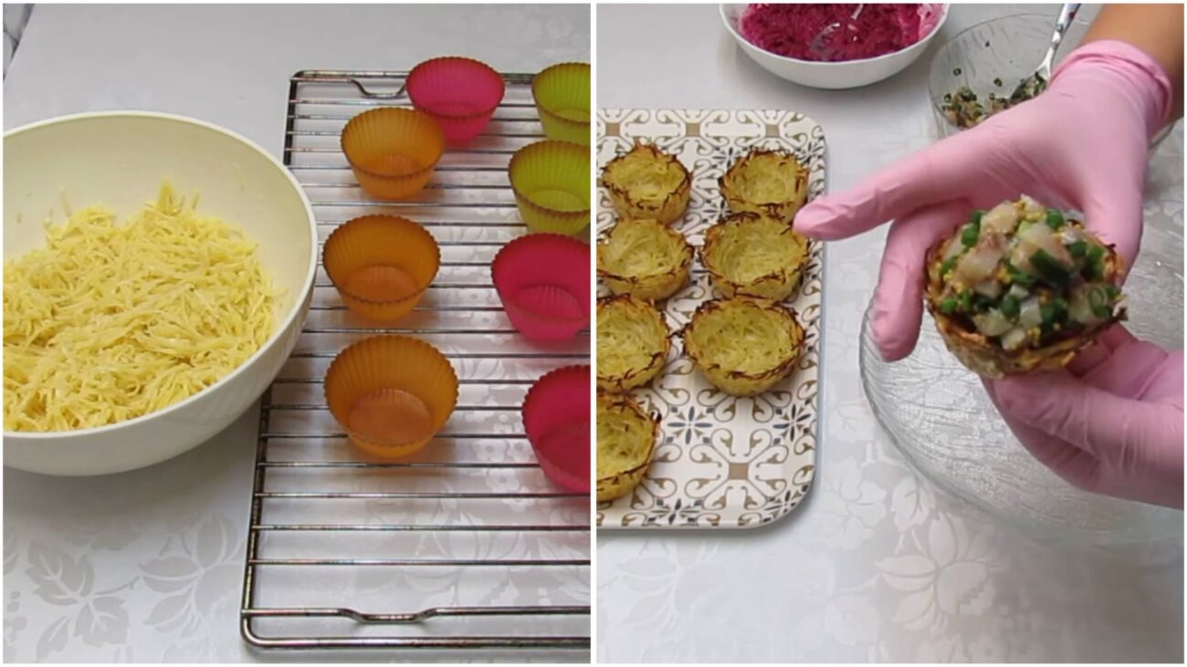 Кулінари розповіли, як приготувати картопляні кошики з оселедцем на Новий рік