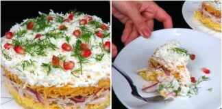 Кулінари поділилися рецептом салату шарами з курячою грудкою, яйцями і картоплею