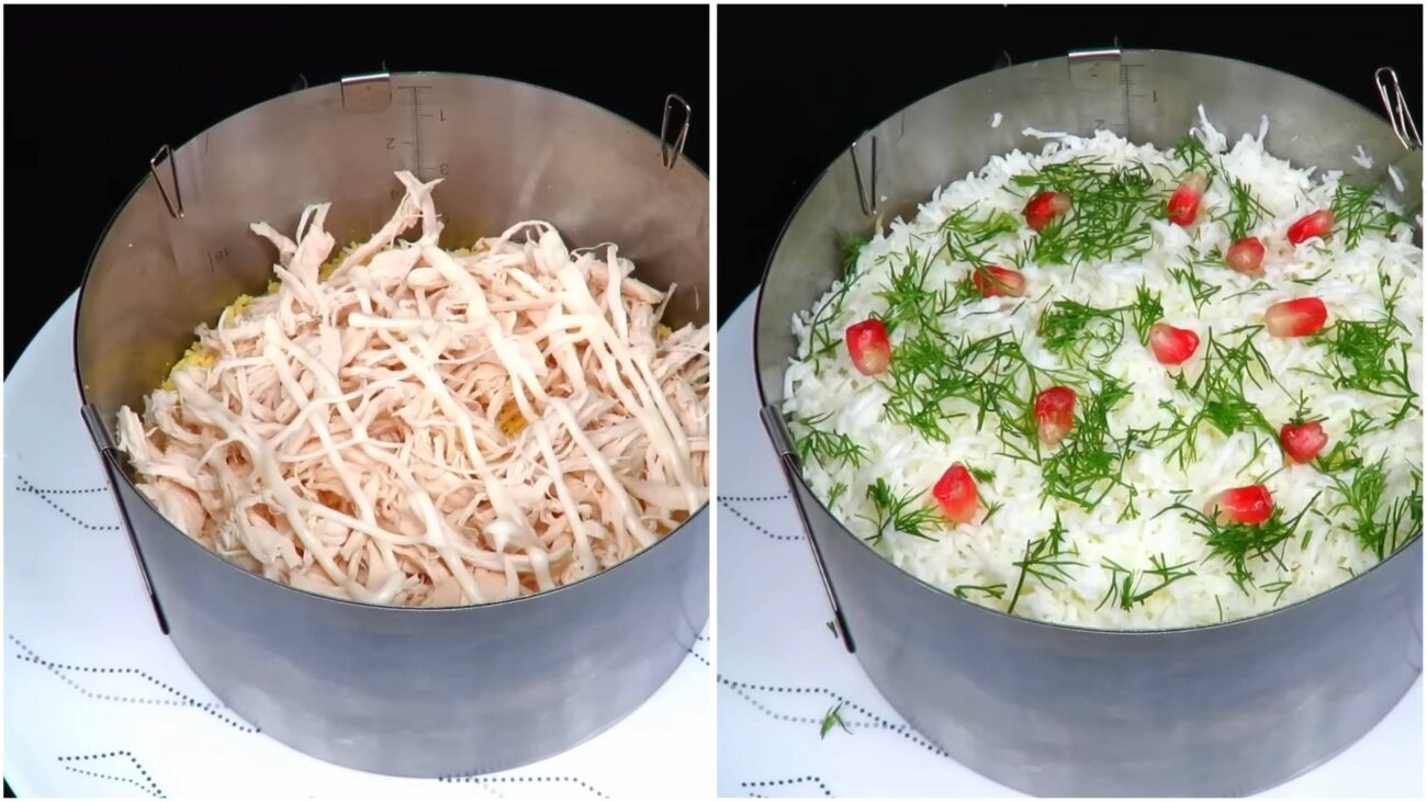 Кулінари поділилися рецептом салату шарами з курячою грудкою, яйцями і картоплею