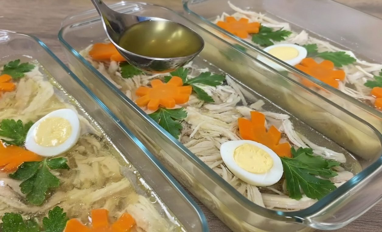 Господині поділилися рецептом прозорого холодцю без додавання желатину 