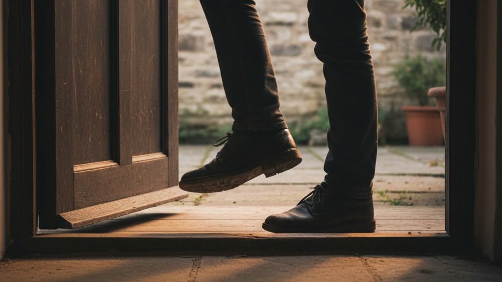 Господині розповіли, чому потрібно переступати поріг тільки правою ногою  