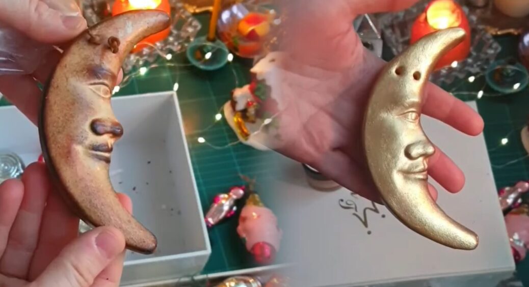 Купила на OLX 5 старих новорічних іграшок з СРСР: міні-реставрація – і це дорогі вінтажні прикраси на ялинку 