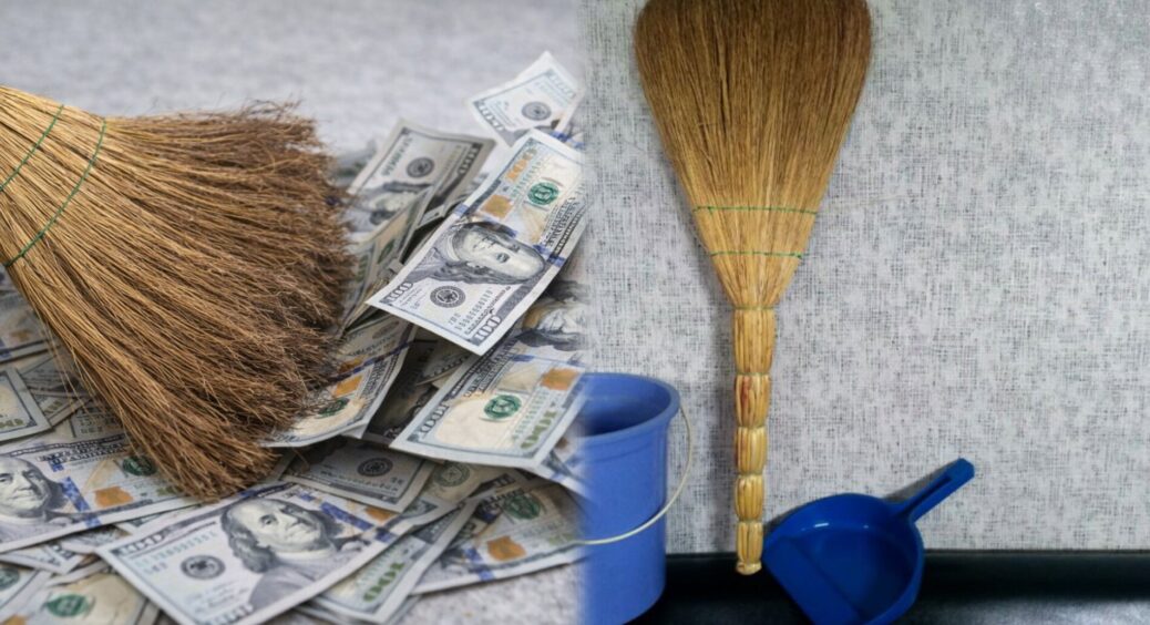 Віник у кутку завжди ставлю ручкою вниз, а не прутами: бабця пояснила, що так гроші не “вимітаються” з хати 