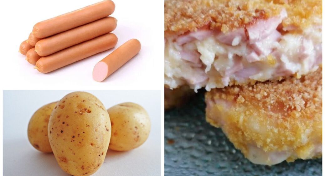 Котлети з м’яса більше не смажу – беру пару сосисок, 1 картоплину і ліплю приголомшливу смакоту: рецепт 