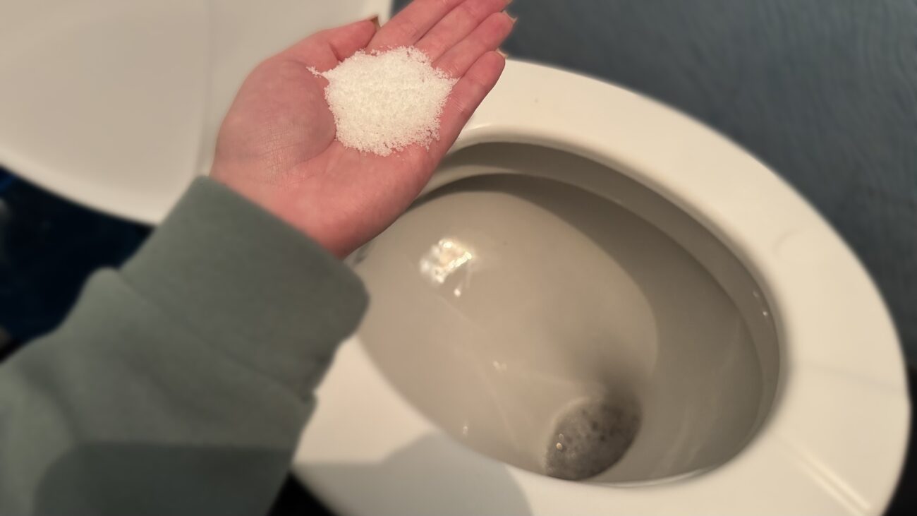 Господині розповіли, навіщо насипати сіль в унітаз  