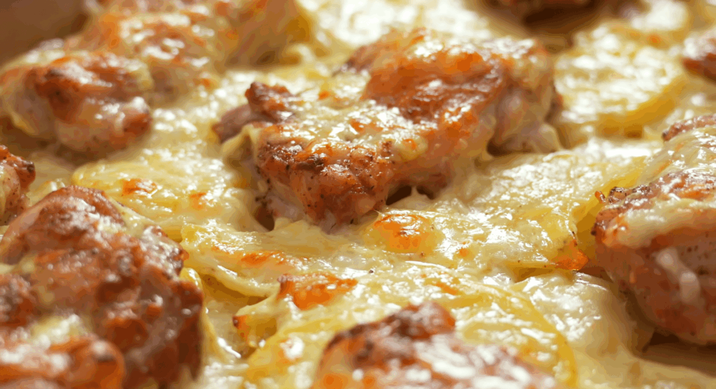 700 грамів картоплі + 6 стегон курки – і страва “Перевернута валіза” готова: їмо з хрусткою скоринкою 