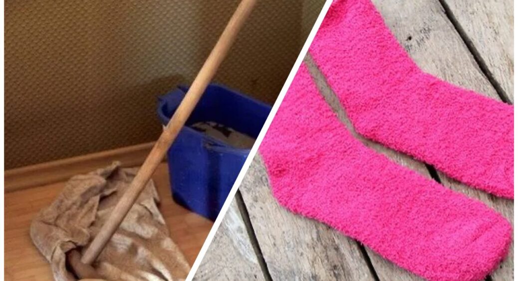 Натягнула 2 старі шкарпетки на швабру, і ледь не зомліла від ефекту: такої чистоти я ще не бачила — раджу 