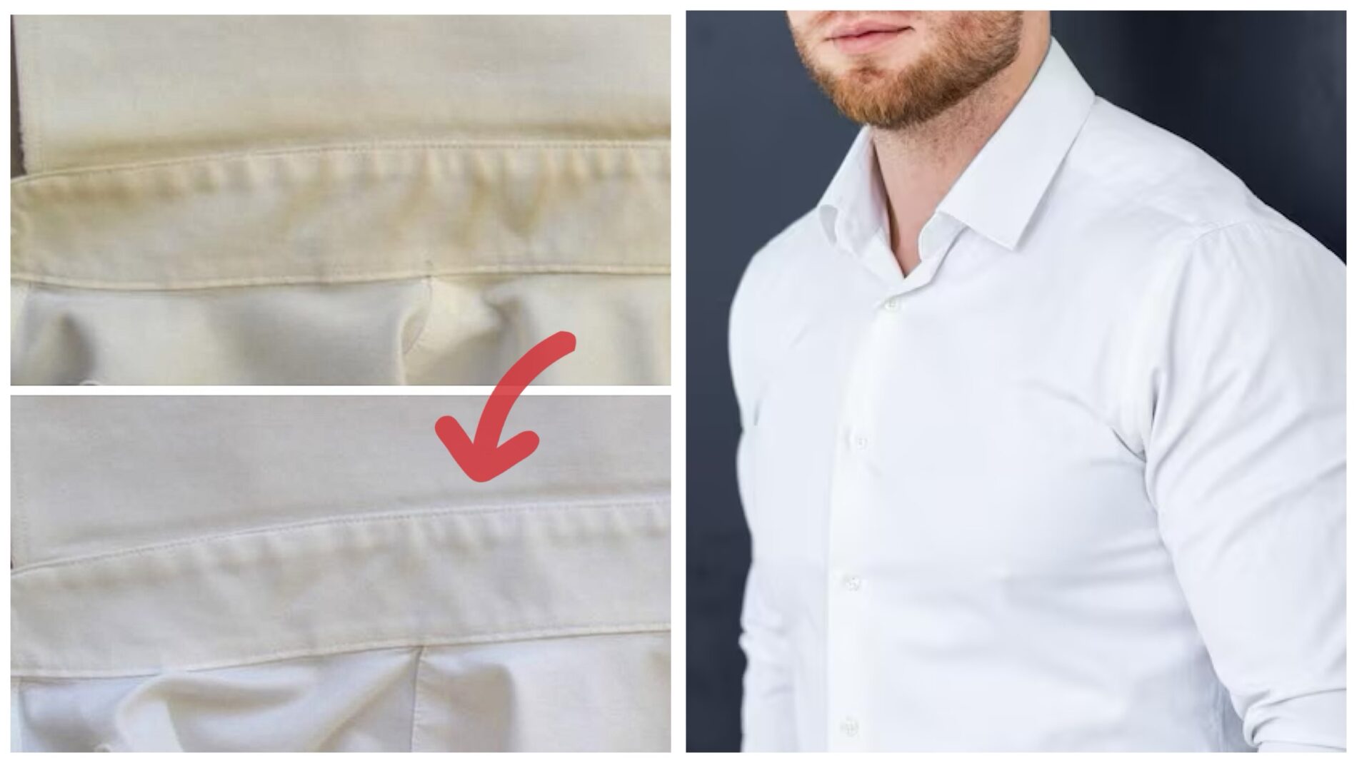 Господині розповіли, як відіпрати комірець і рукава на білих чоловічих сорочках 