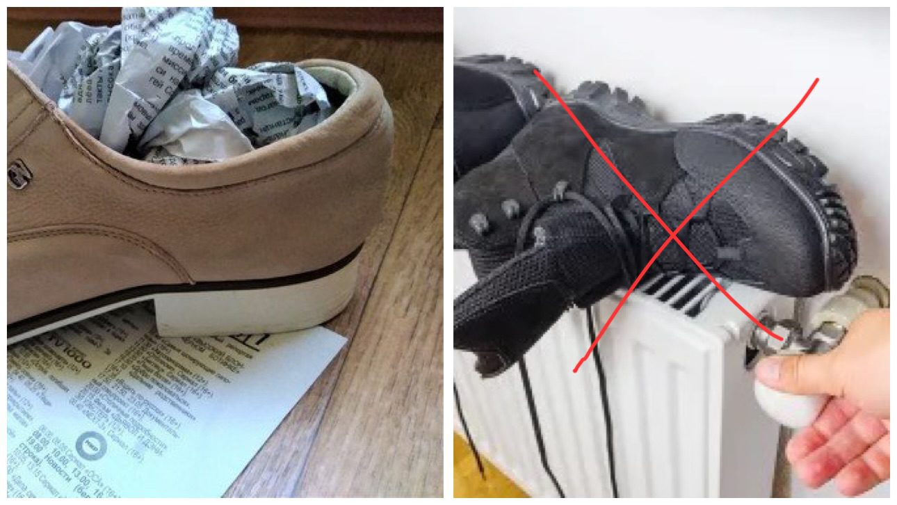 Господині розповіли, як швидко висушити промокле взуття 