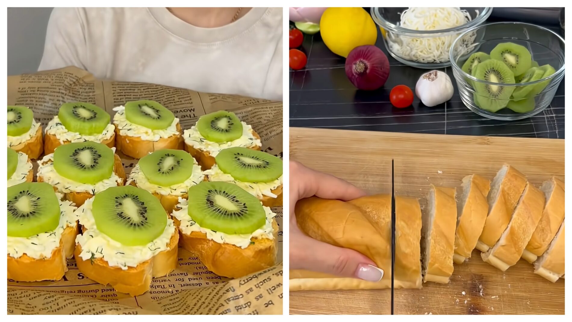 Господині розповіли, як приготувати бутерброди з ківі 