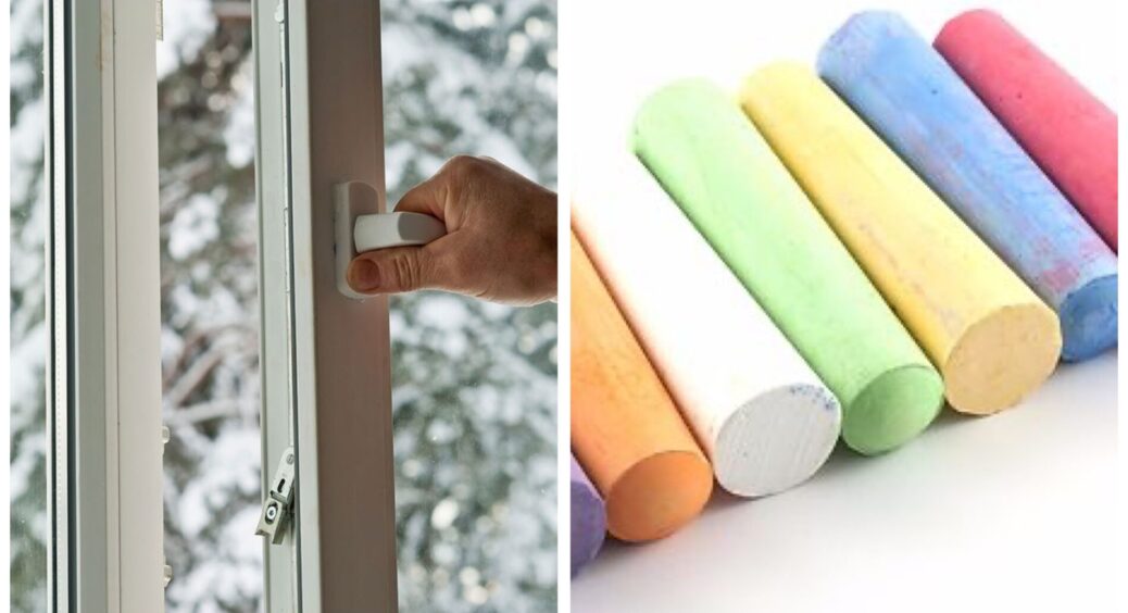 Ставлю на підвіконня по всіх кімнатах по 2 шматочка шкільної крейди: сирість та калюжі зникли за ніч 