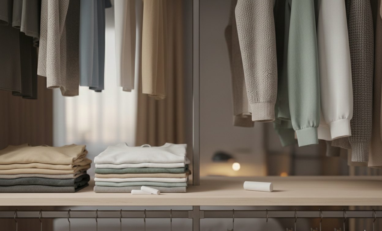 Господині розповіли, навіщо потрібно класти крейду в шафу з одягом