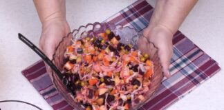 Кулінари розповіли, що додати у вінегрет, щоб буряк не фарбував інші овочі