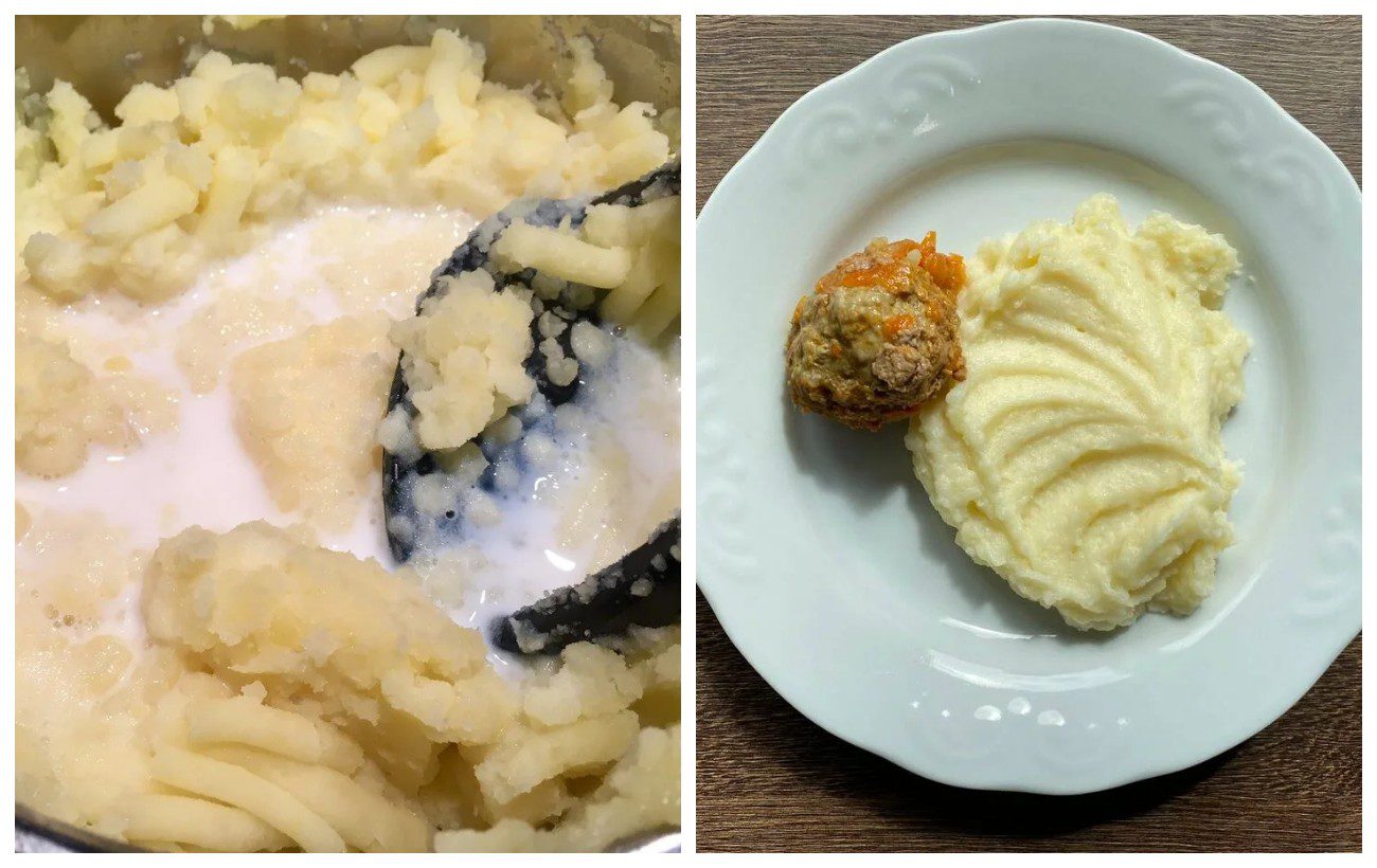 Чому картопляне пюре темніє