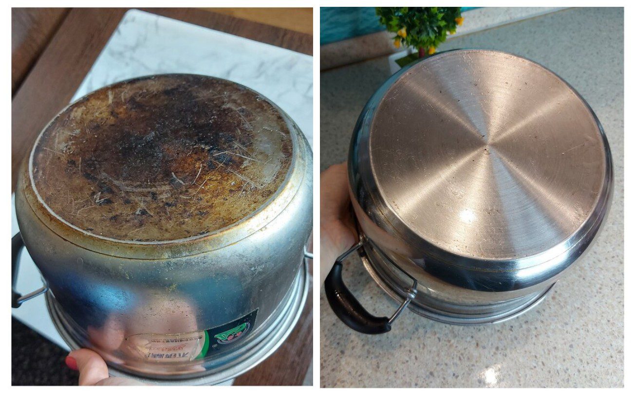 Як очистити каструлю від нагару