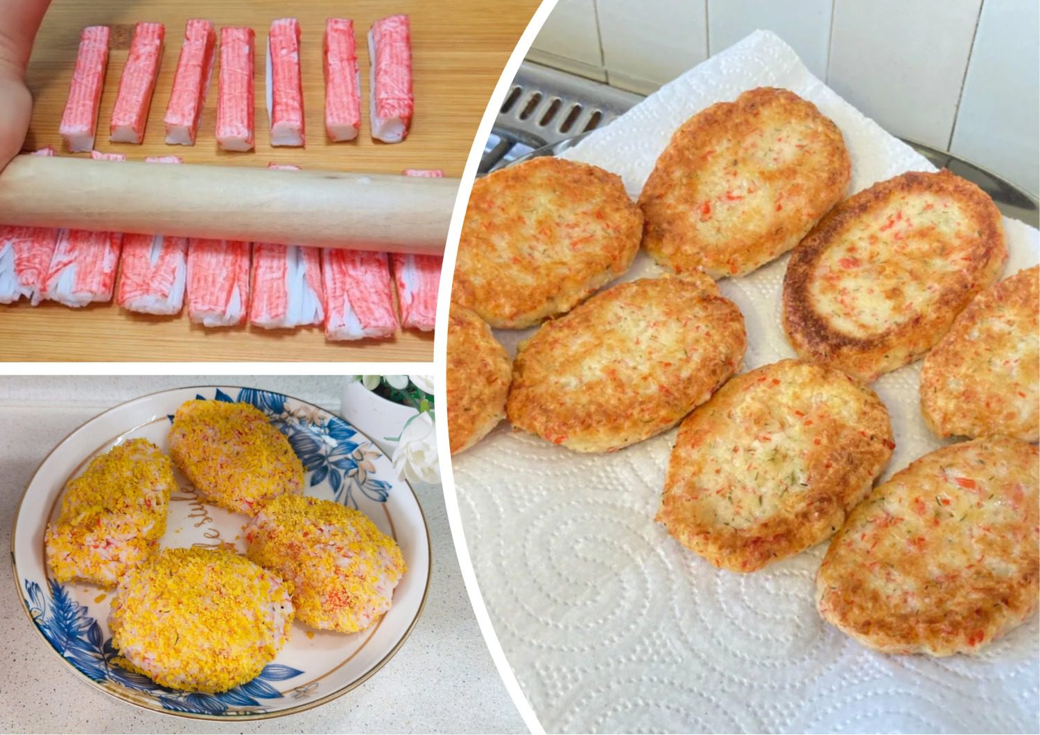 Як приготувати котлети з крабових паличок