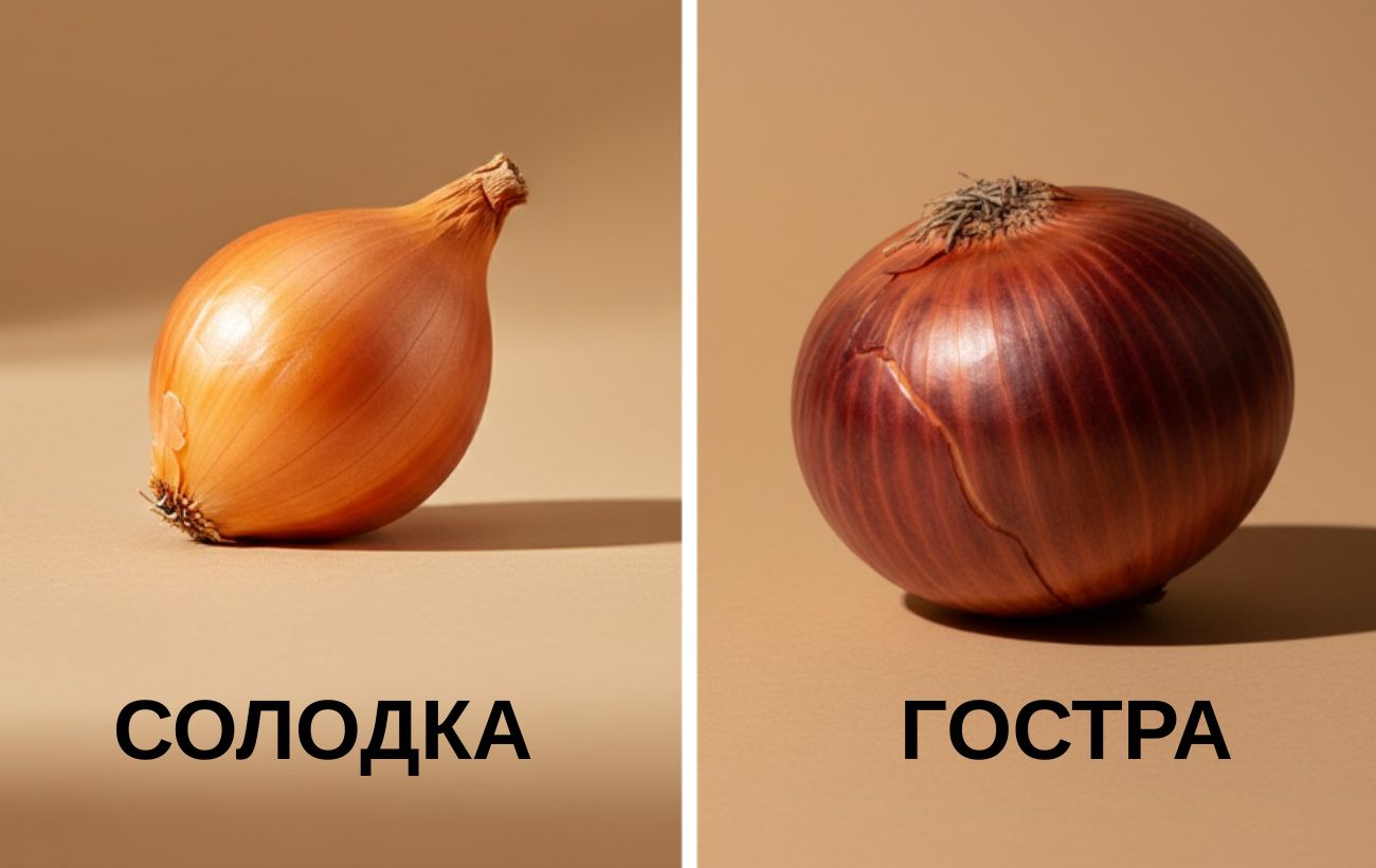 Як обрати солодку цибулю для салату