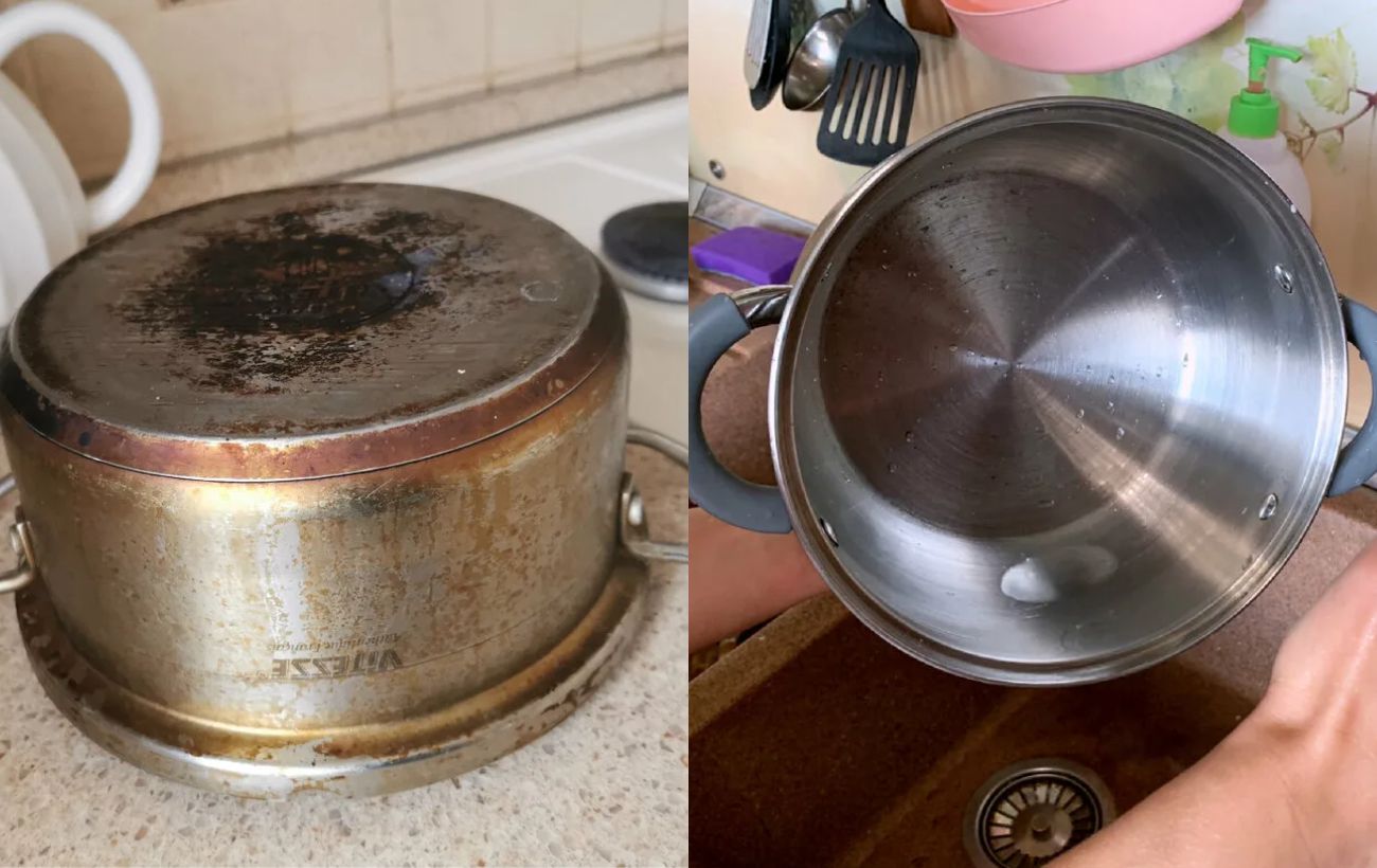 Як очистити старі каструлі від нагару