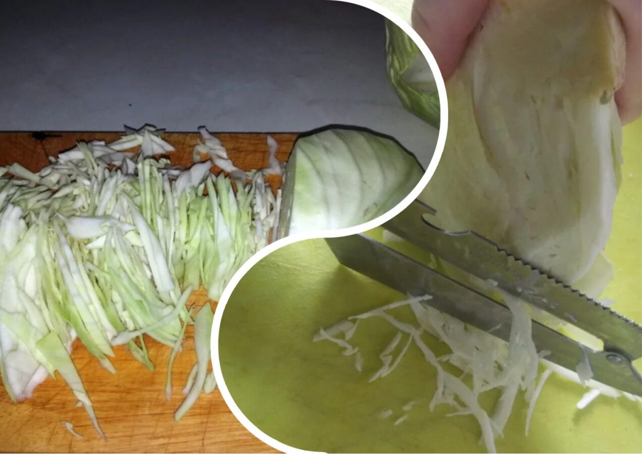 Як різати капусту на салат, аби не було соку