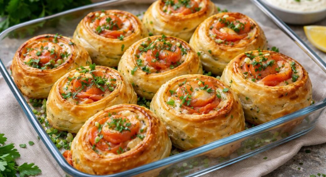 Не бутерброди: із червоної риби готую закуску-п’ятихвилинку у 10 разів смачнішу – рецепт із листковим тістом 