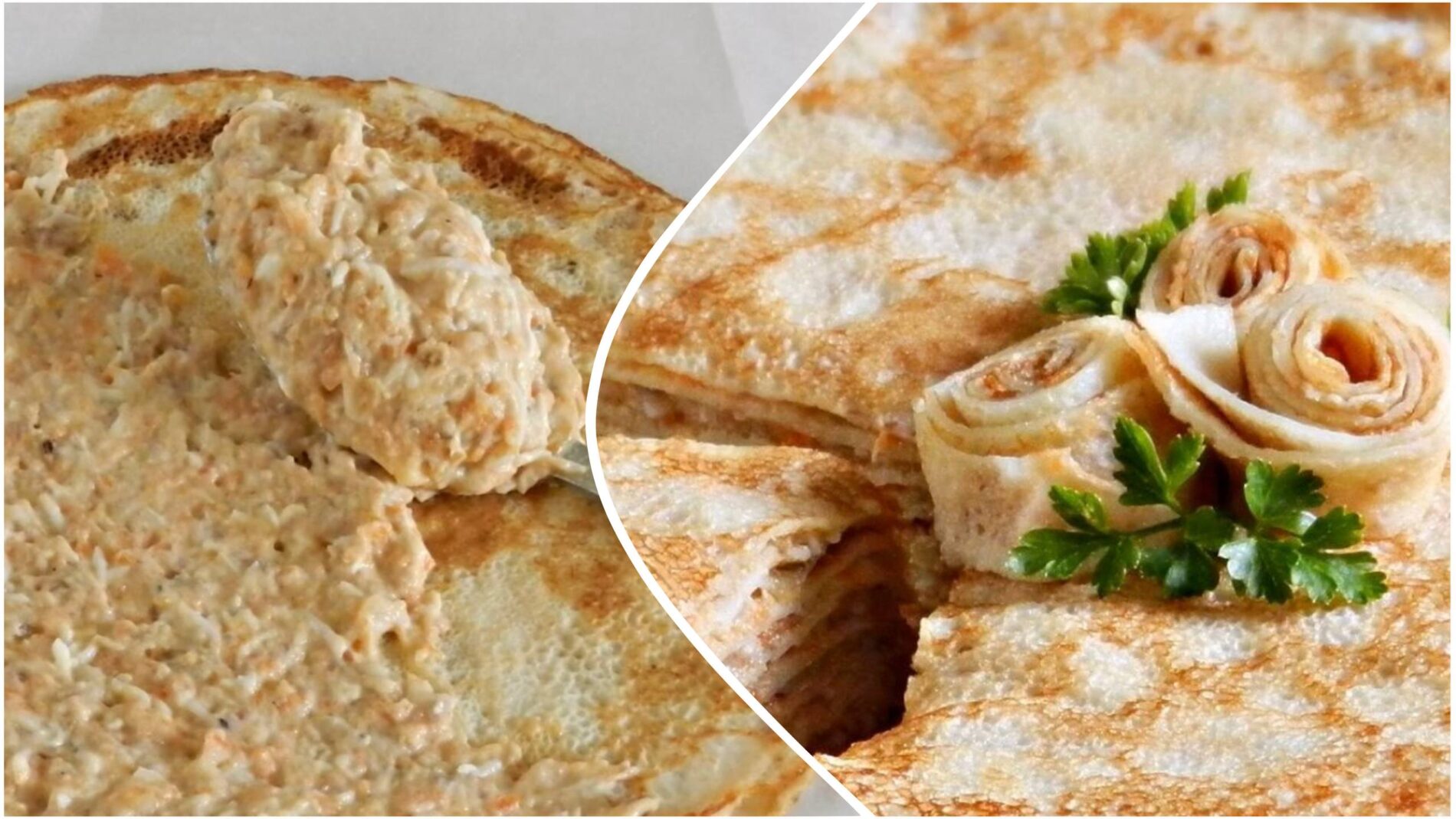 Кухарі розповіли, як приготувати закусочний млинцевий торт з паштетом з оселедця