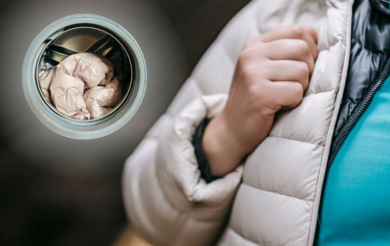 Як очистити куртку від жовтих плям