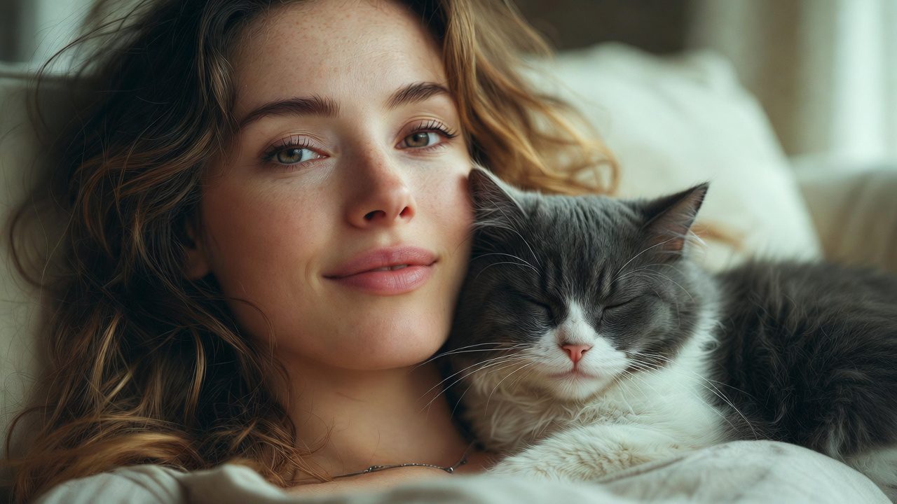 Експерти розповіли, чому коти люблять спати на господарях	