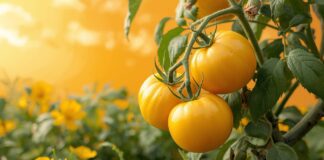 Городники назвали найкращі сорти жовтих високорослих томатів