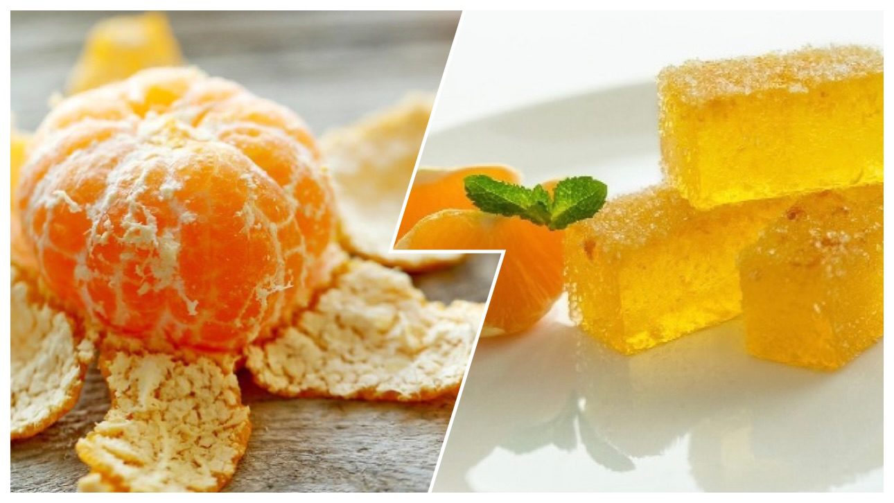 Господині назвали рецепт десерту із мандаринових шкірок
