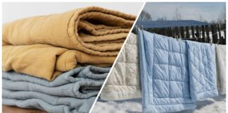 Господині розповіли, навіщо витримувати ковдри на морозі 