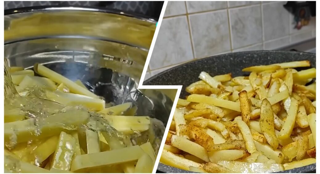 Картопля завжди розвалювалася на сковороді: шеф-кухар порадив перед смаженням посипати шматочки цим 