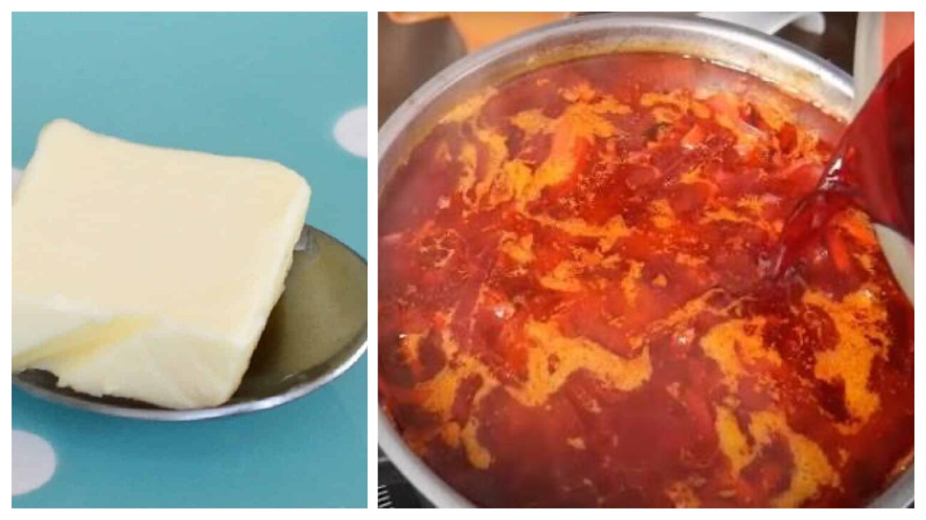 Господині розповіли, навіщо додавати у борщ вершкове масло