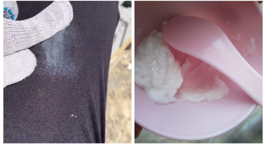 Хотіла вивести цією сумішшю жирну пляму на джинсах і зіпсувала тканину: ніколи не поєднуйте ці 2 інгредієнти 