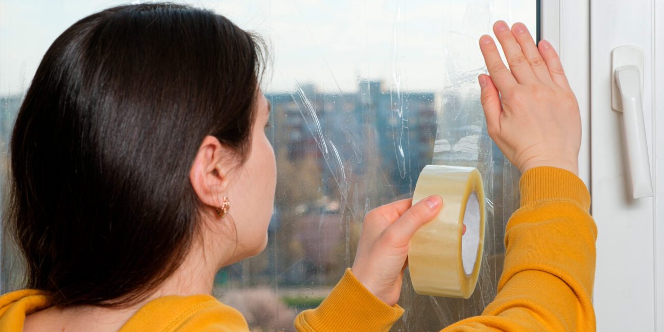 Експерти розповіли, як правильно заклеїти щілини у вікні малярним скотчем, аби утеплити дім