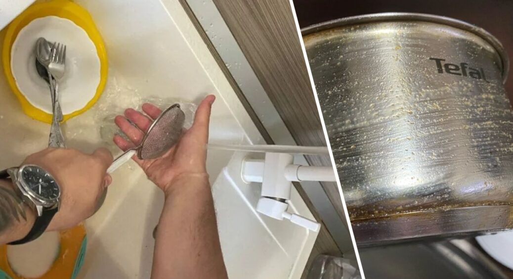 Щоб не розходувати бойлер – 1 ложка копійчаного порошку: гори брудного посуду мию в крижаній воді 