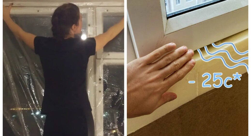 Сусідка показала, куди клеїти малярний скотч на раму: в кімнаті стало тепло так, що без шкарпеток ходимо 