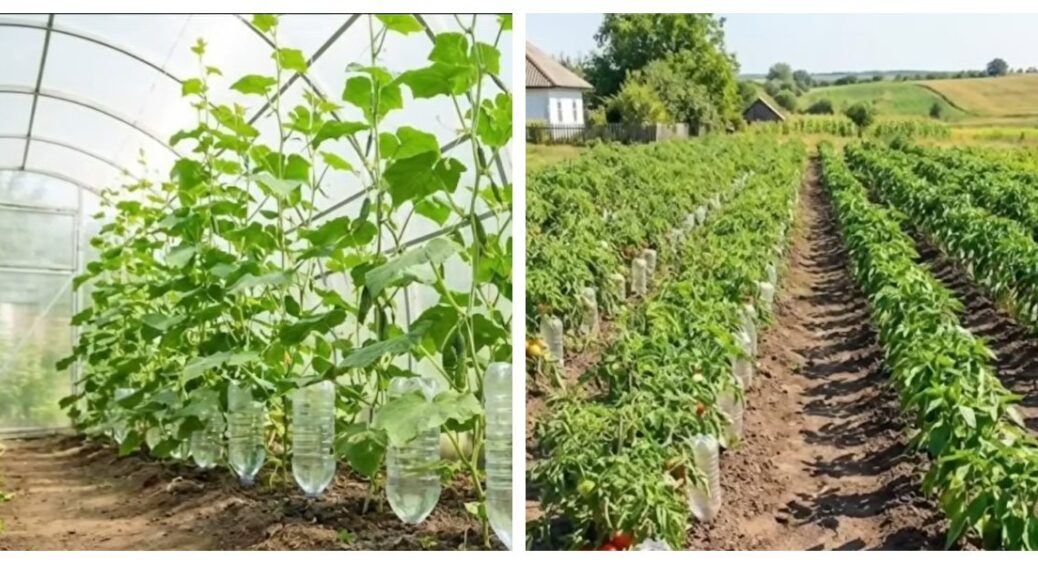 Колись пляшки від води були просто сміттям, а тепер — мій секретний клуб помічників: город поливається сам 